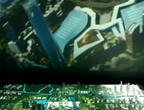 鐵建國際城弧幕沙盤