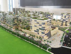 九龍湖沙盤模型