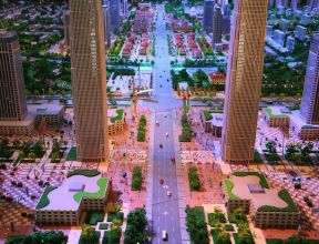 商業綜合體模型