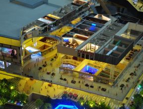 商業綜合體模型